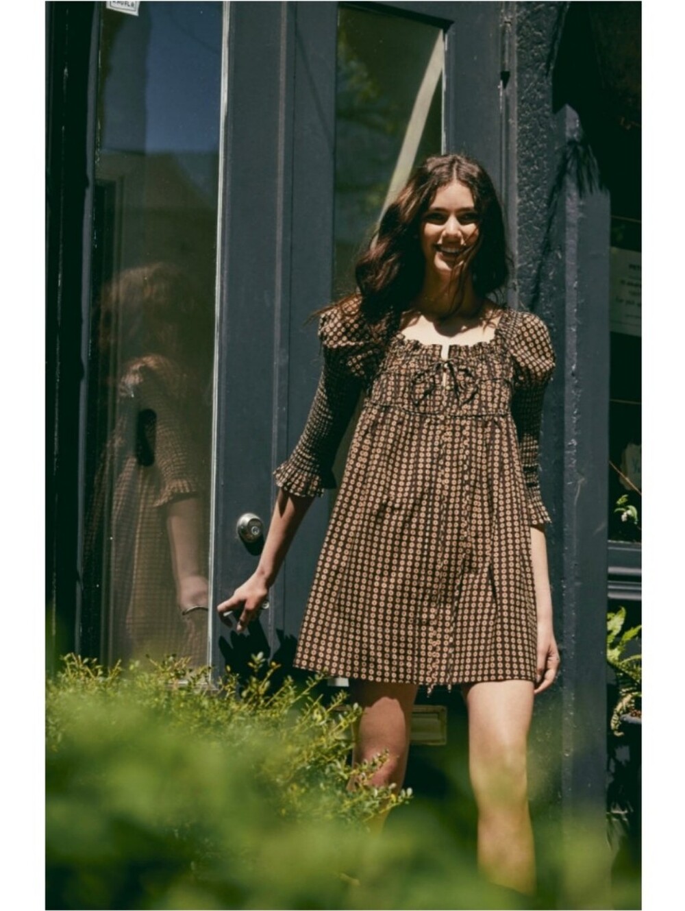 Free People Star Dip Printed Mini Dress Nwt - Picture 2 of 10